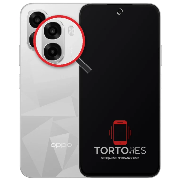 OPPO A6k LTE z lupą na tylnych aparatach - wymiana tylnej kamery