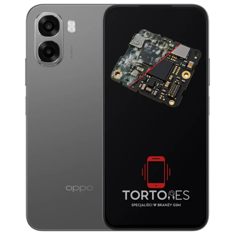 OPPO A6x LTE z ilustracją zalania - czyszczenie po zalaniu