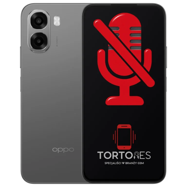 OPPO A6x LTE z symbolem mikrofonu - naprawa mikrofonu