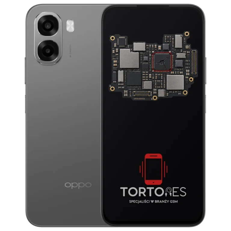 OPPO A6x LTE z ilustracją płyty głównej - naprawa płyty głównej