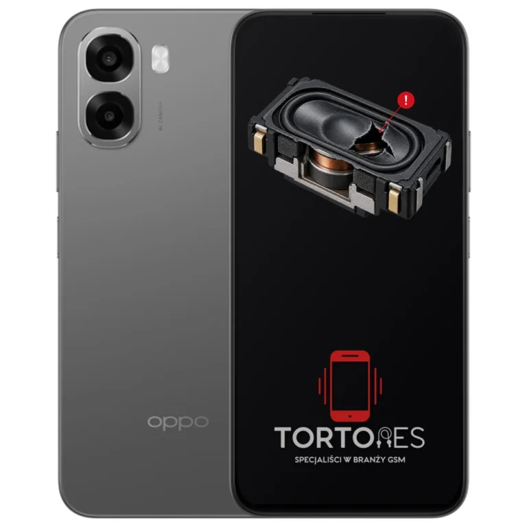 OPPO A6x LTE z symbolem głośnika multimedialnego - wymiana głośnika multimedialnego