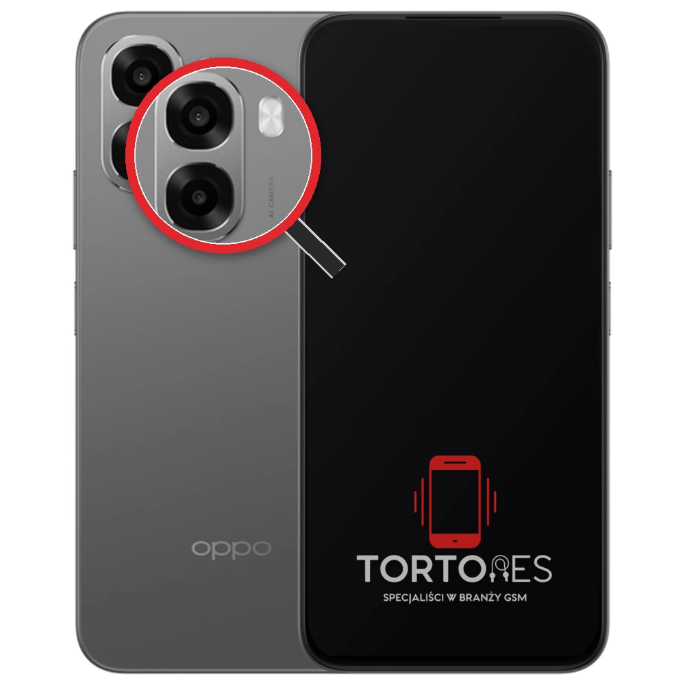 OPPO A6x LTE z lupą na tylnych aparatach - wymiana tylnej kamery