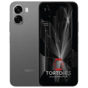 OPPO A6x LTE z ilustracją pękniętego wyświetlacza - wymiana zbitego wyświetlacza