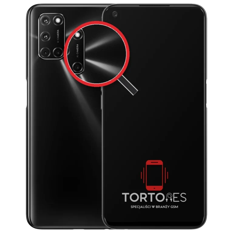 OPPO A72 LTE z lupą na tylnych aparatach - wymiana tylnej kamery