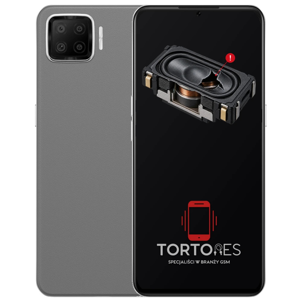 OPPO A73 LTE z symbolem głośnika multimedialnego - wymiana głośnika multimedialnego