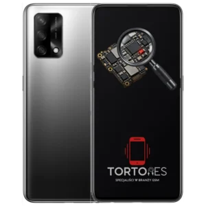 OPPO A74 LTE z symbolem diagnostyki - diagnoza telefonu