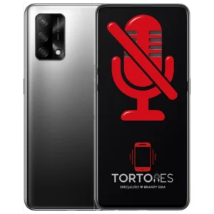 OPPO A74 LTE z symbolem mikrofonu - naprawa mikrofonu