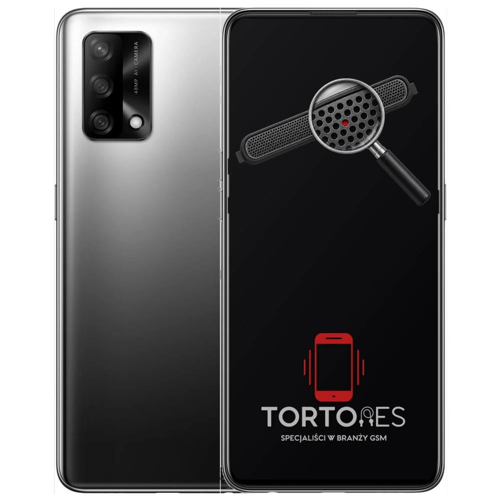 OPPO A74 LTE z symbolem głośnika rozmów - wymiana głośnika rozmów