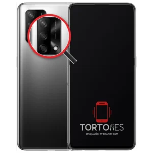 OPPO A74 LTE z lupą na tylnych aparatach - wymiana tylnej kamery