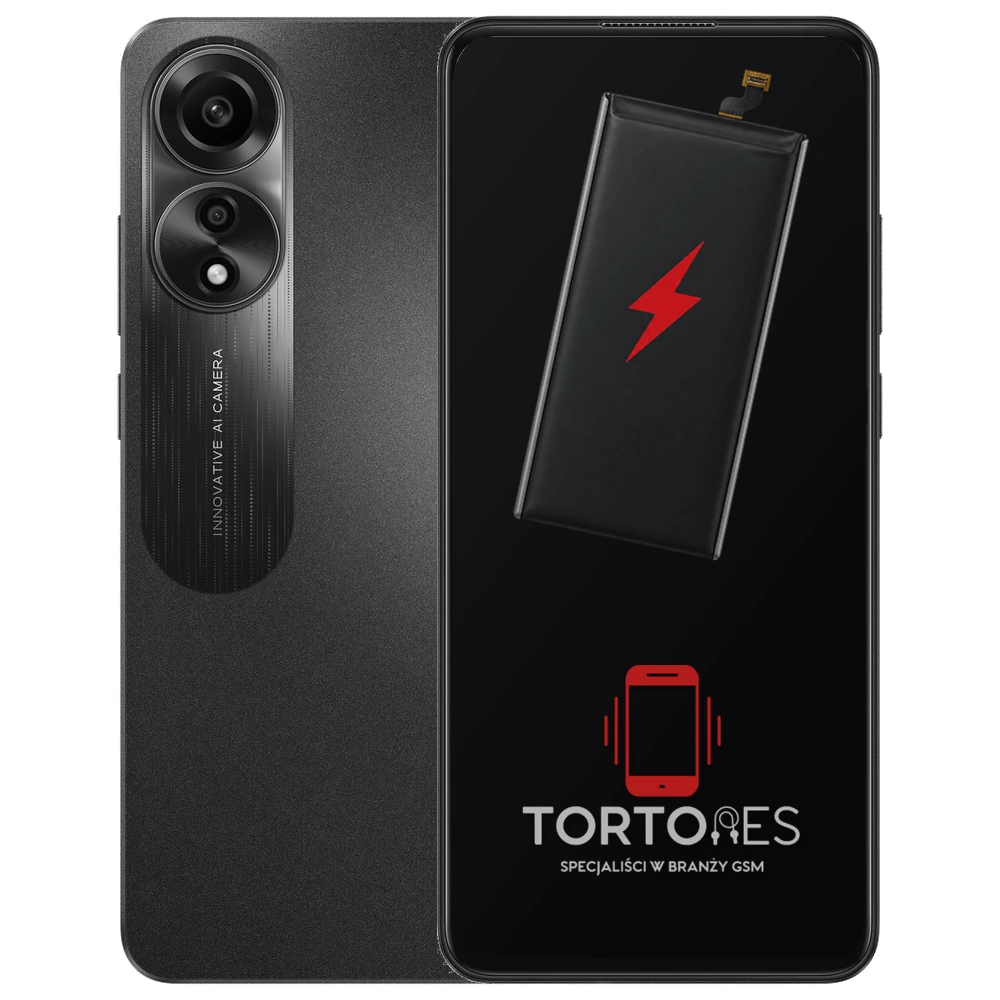 OPPO A78 LTE z ilustracją baterii - wymiana baterii