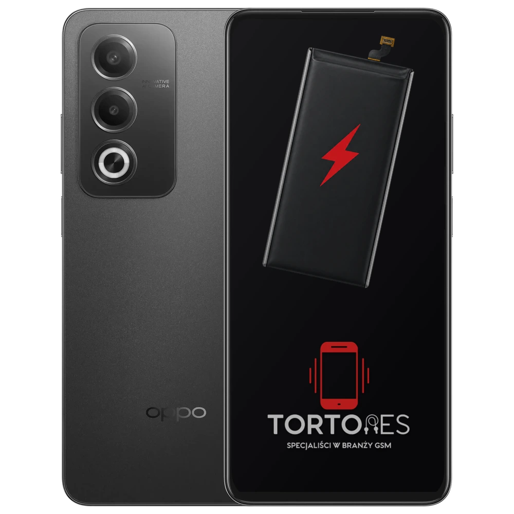 OPPO A80 5G z ilustracją baterii - wymiana baterii