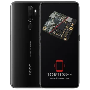 OPPO A9 (2020) z ilustracją zalania - czyszczenie po zalaniu