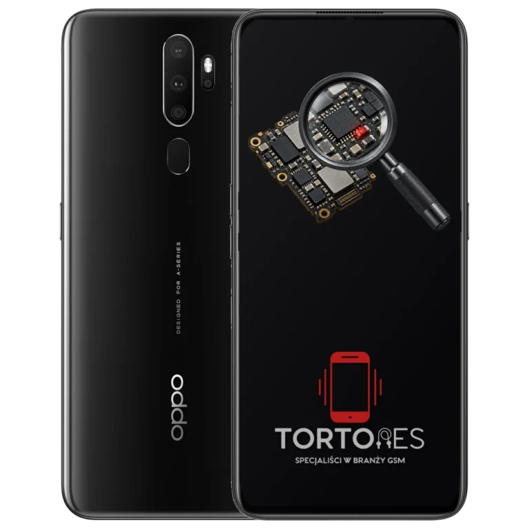 OPPO A9 (2020) z symbolem diagnostyki - diagnoza telefonu