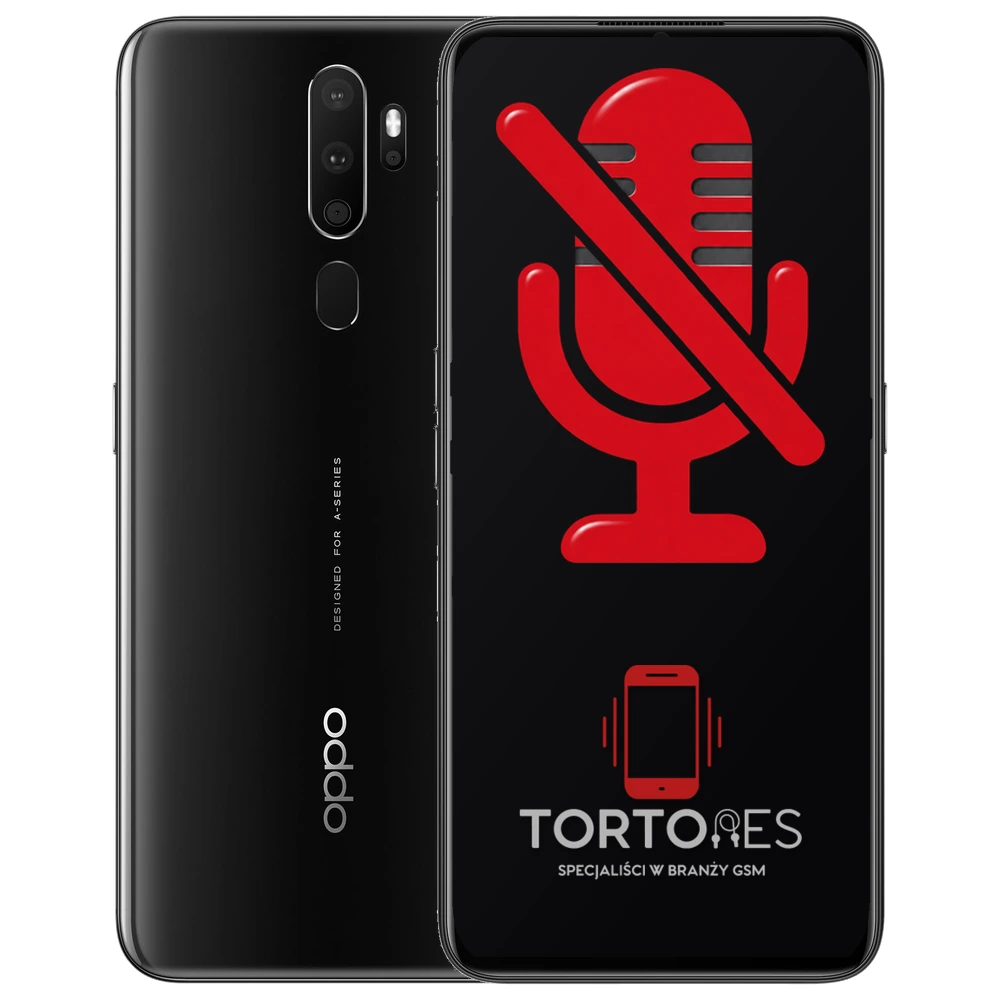 OPPO A9 (2020) z symbolem mikrofonu - naprawa mikrofonu
