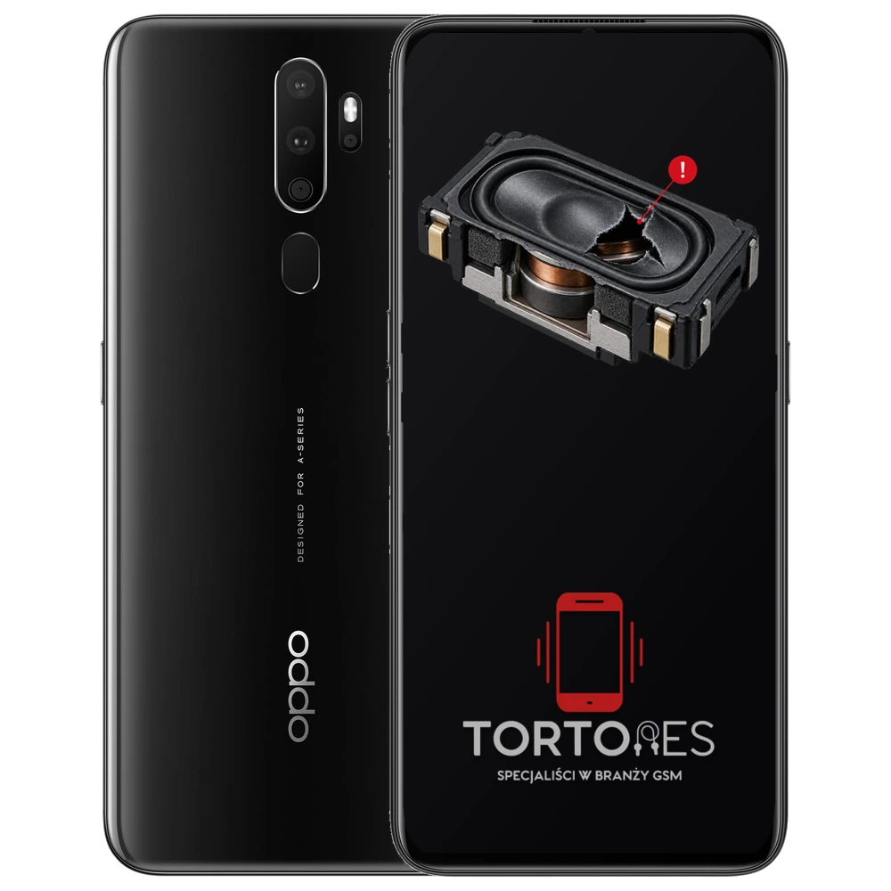 OPPO A9 (2020) z symbolem głośnika multimedialnego - wymiana głośnika multimedialnego