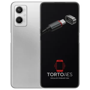 OPPO A96 LTE z ilustracją złącza ładowania - naprawa złącza ładowania