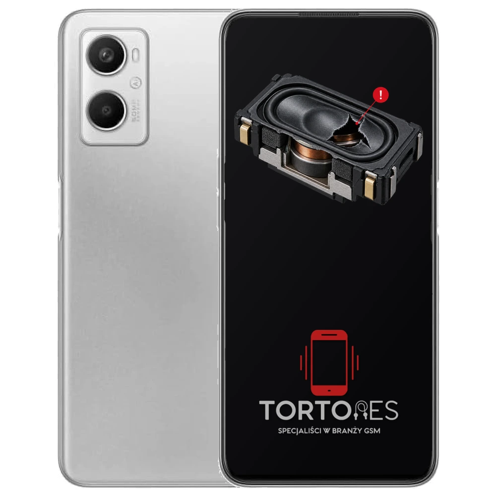 OPPO A96 LTE z symbolem głośnika multimedialnego - wymiana głośnika multimedialnego