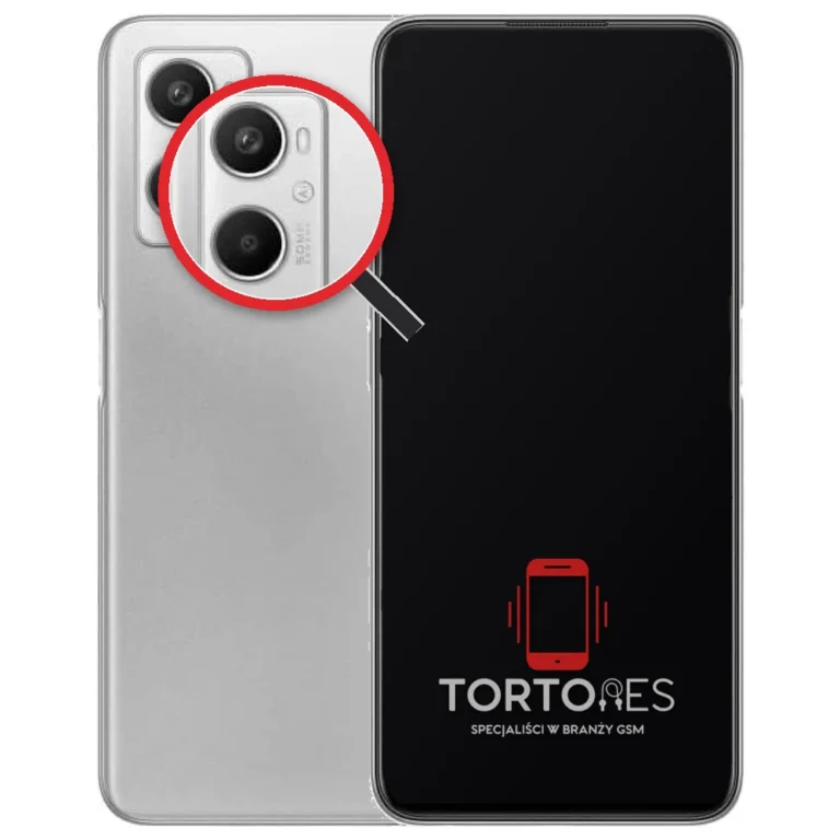 OPPO A96 LTE z lupą na tylnych aparatach - wymiana tylnej kamery