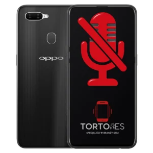 OPPO AX7 z symbolem mikrofonu - naprawa mikrofonu