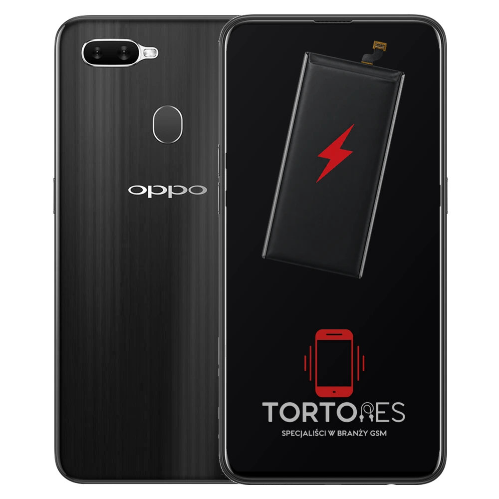 OPPO AX7 z ilustracją baterii - wymiana baterii