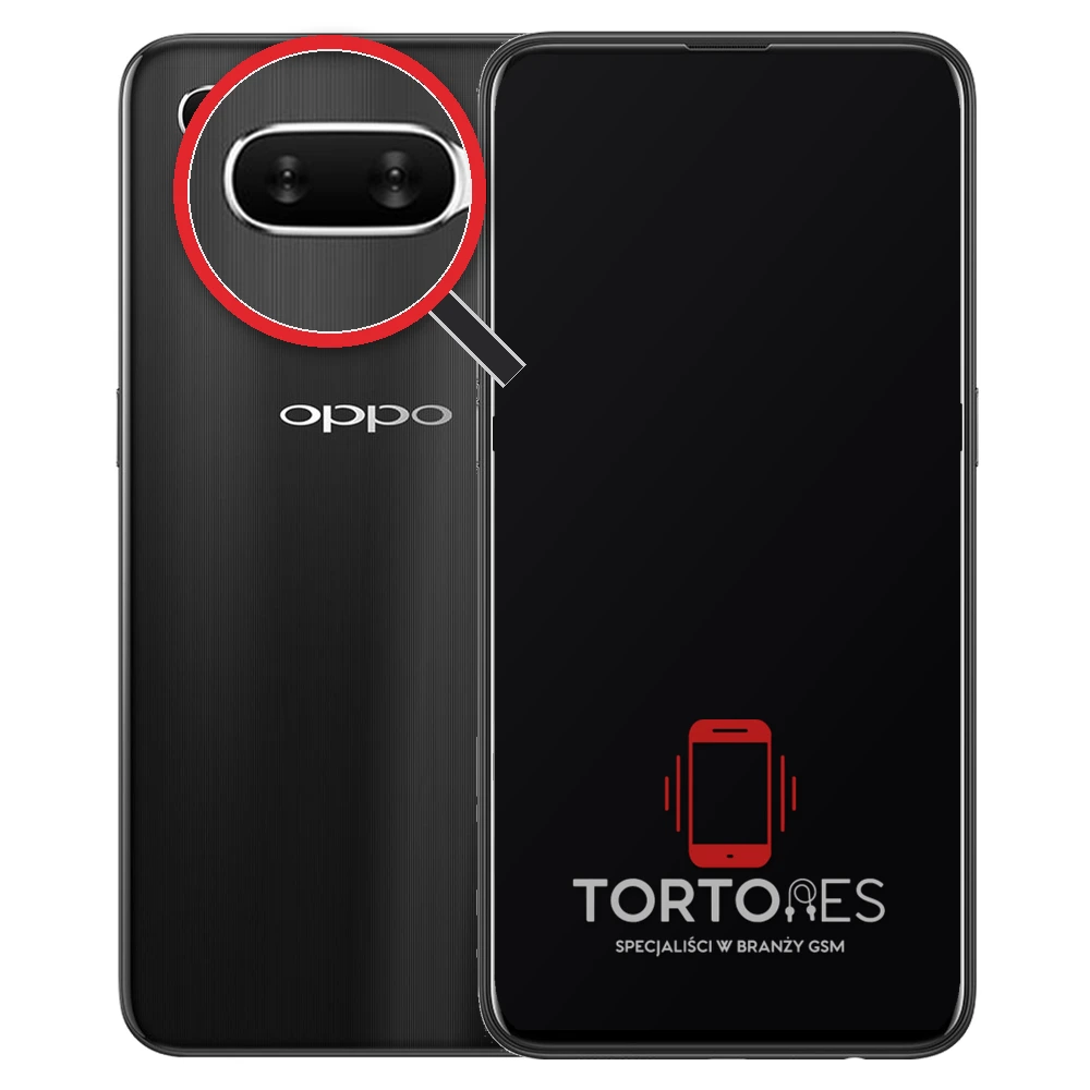 OPPO AX7 z lupą na tylnych aparatach - wymiana tylnej kamery