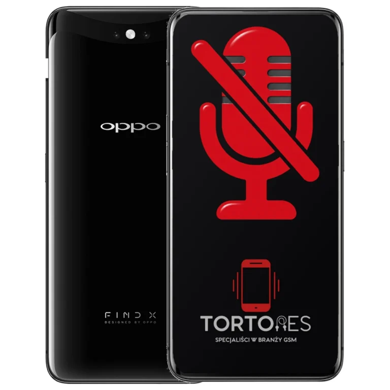 OPPO Find X (2018) z symbolem mikrofonu - naprawa mikrofonu