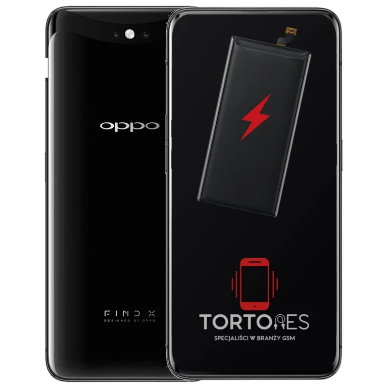 OPPO Find X (2018) z ilustracją baterii - wymiana baterii