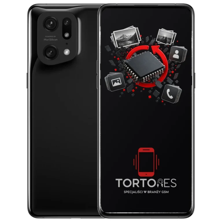 OPPO Find X5 Pro z ilustracją odzyskiwania danych - odzyskiwanie danych