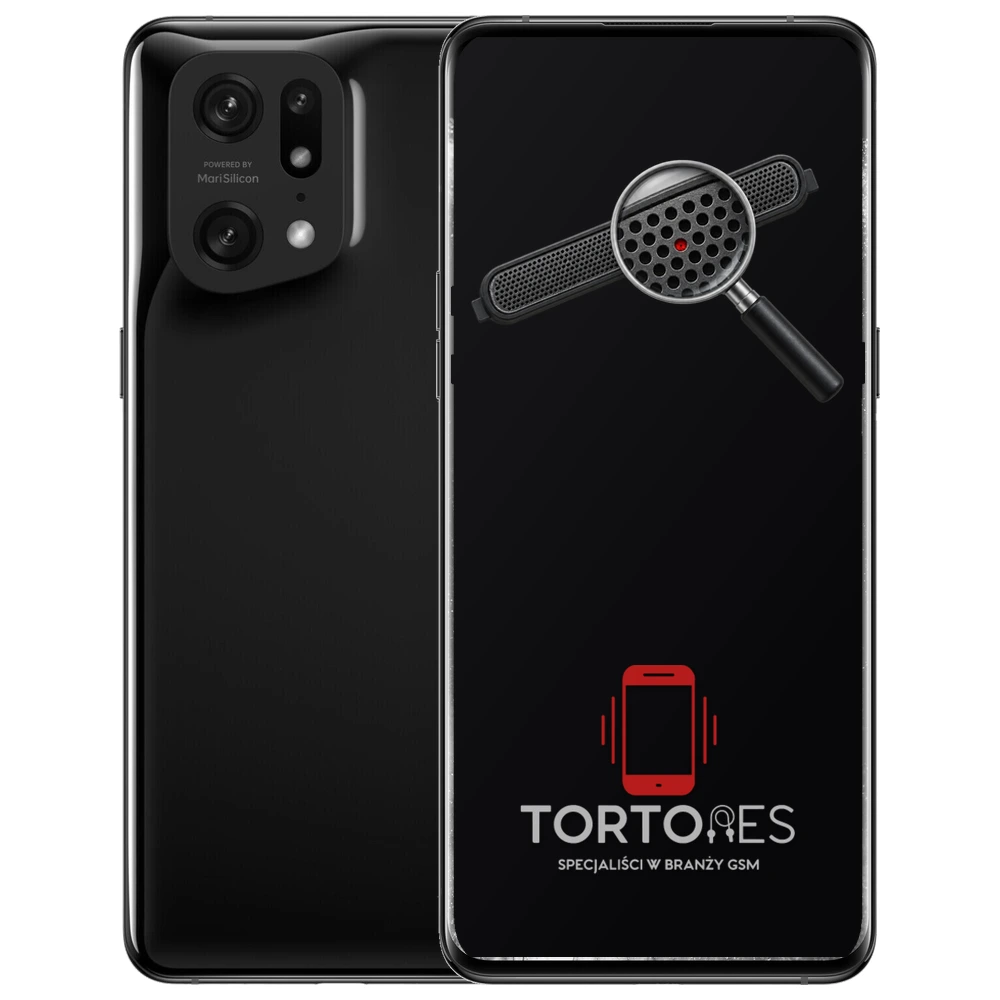 OPPO Find X5 Pro z symbolem głośnika rozmów - wymiana głośnika rozmów