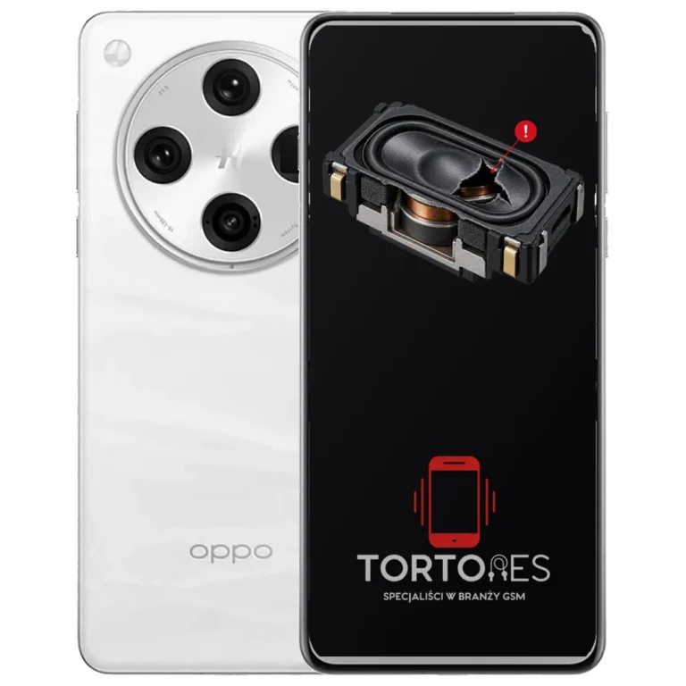 OPPO Find X8 Pro z symbolem głośnika multimedialnego - wymiana głośnika multimedialnego