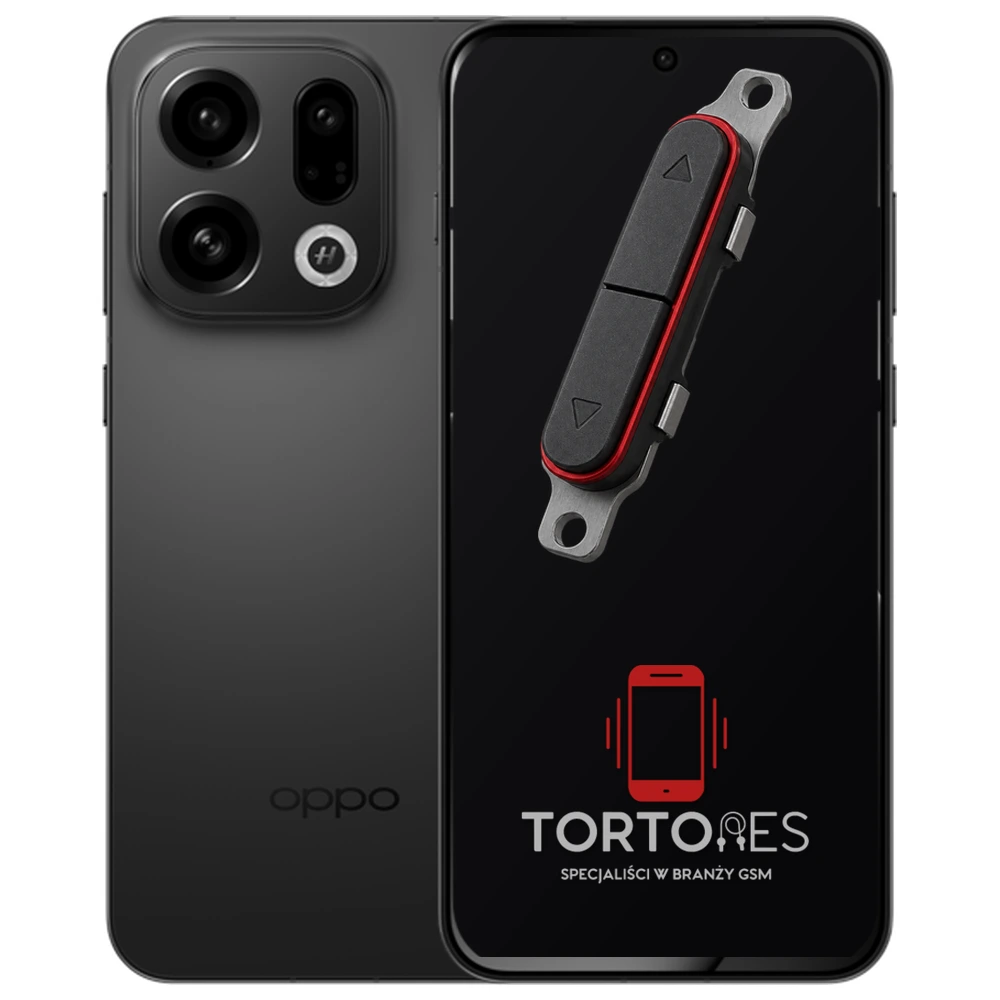 OPPO Find X9 z symbolem przycisków - naprawa przycisków włączania i głośności