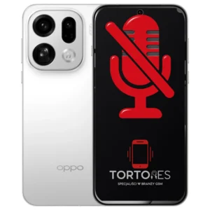 OPPO Find X9 Pro z symbolem mikrofonu - naprawa mikrofonu