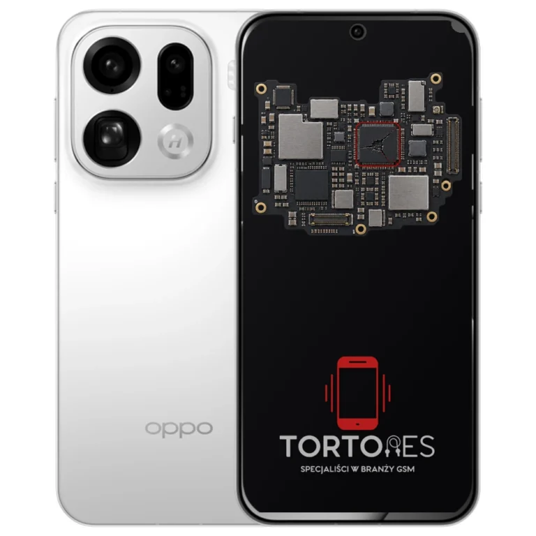OPPO Find X9 Pro z ilustracją płyty głównej - naprawa płyty głównej