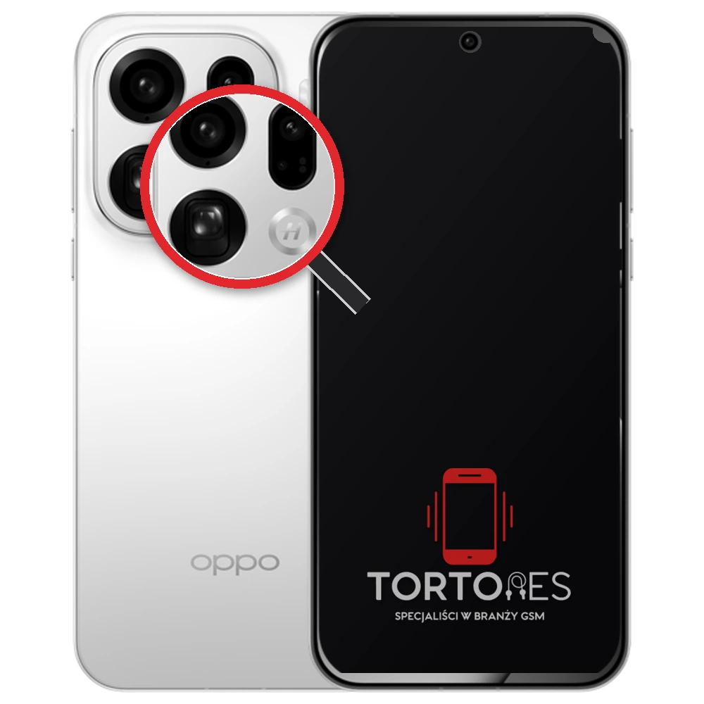 OPPO Find X9 Pro z lupą na tylnych aparatach - wymiana tylnej kamery