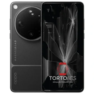 OPPO Find X9 Ultra z ilustracją pękniętego wyświetlacza - wymiana zbitego wyświetlacza
