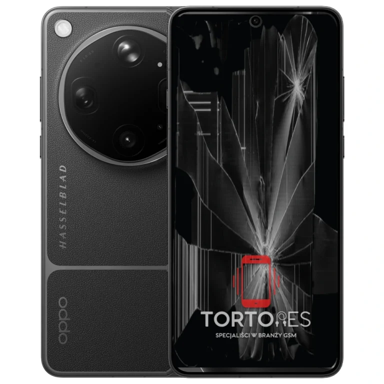 OPPO Find X9 Ultra z ilustracją pękniętego wyświetlacza - wymiana zbitego wyświetlacza