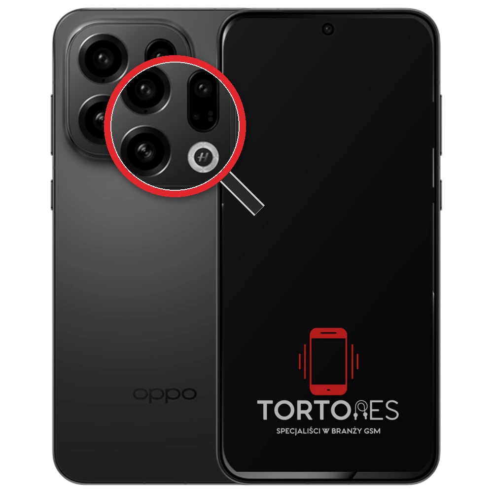 OPPO Find X9 z lupą na tylnych aparatach - wymiana tylnej kamery