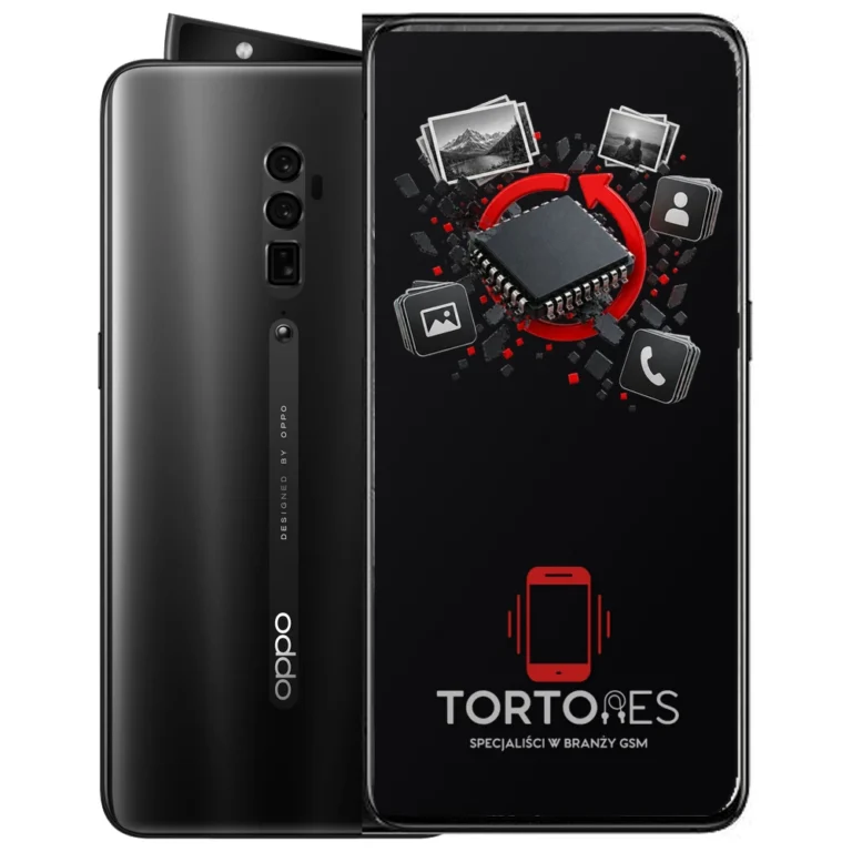 OPPO Reno 10x Zoom z ilustracją odzyskiwania danych - odzyskiwanie danych