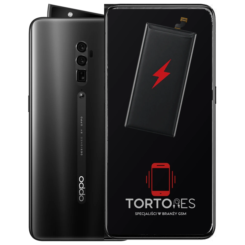OPPO Reno 10x Zoom z ilustracją baterii - wymiana baterii