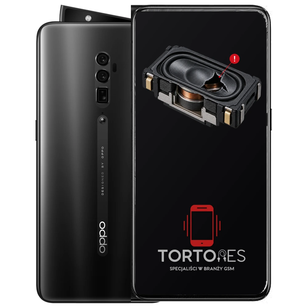 OPPO Reno 10x Zoom z symbolem głośnika multimedialnego - wymiana głośnika multimedialnego