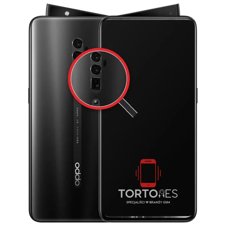 OPPO Reno (2019) z lupą na tylnych aparatach - wymiana tylnej kamery