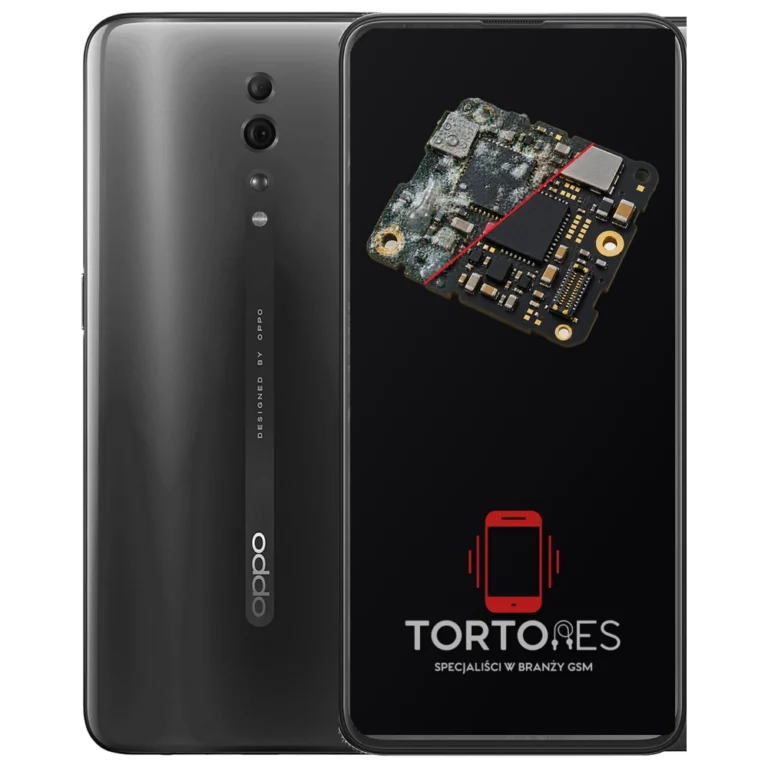 OPPO Reno Z z ilustracją zalania - czyszczenie po zalaniu
