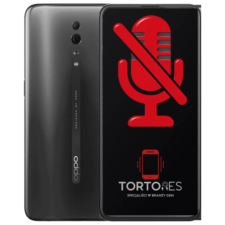 OPPO Reno Z z symbolem mikrofonu - naprawa mikrofonu