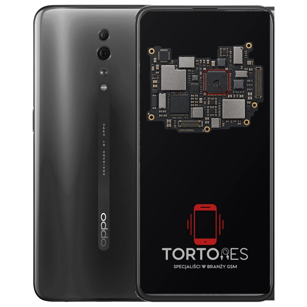 OPPO Reno Z z ilustracją płyty głównej - naprawa płyty głównej