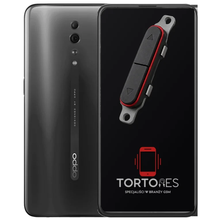 OPPO Reno Z z symbolem przycisków - naprawa przycisków włączania i głośności