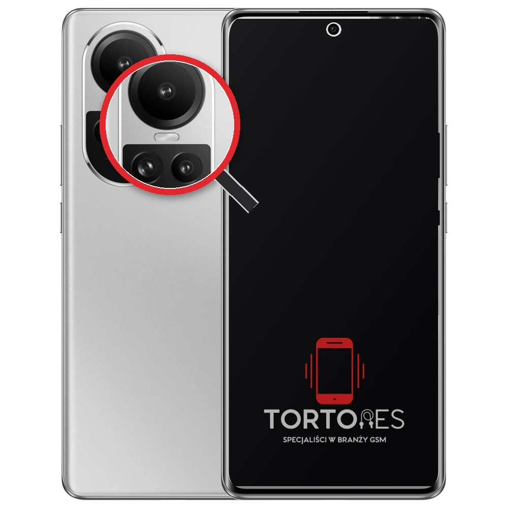 OPPO Reno10 5G z lupą na tylnych aparatach - wymiana tylnej kamery