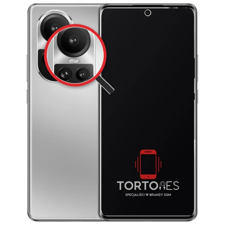 OPPO Reno10 Pro 5G z lupą na tylnych aparatach - wymiana tylnej kamery