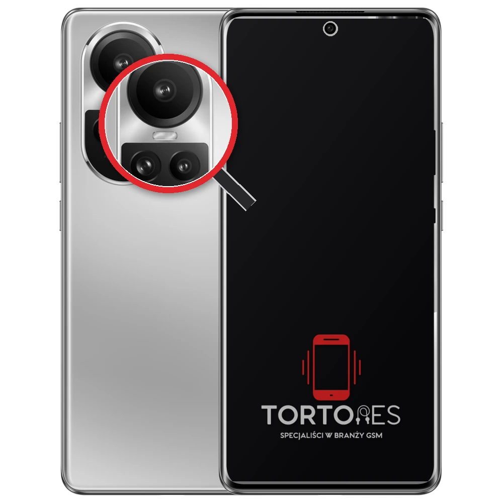 OPPO Reno10 Pro 5G z lupą na tylnych aparatach - wymiana tylnej kamery