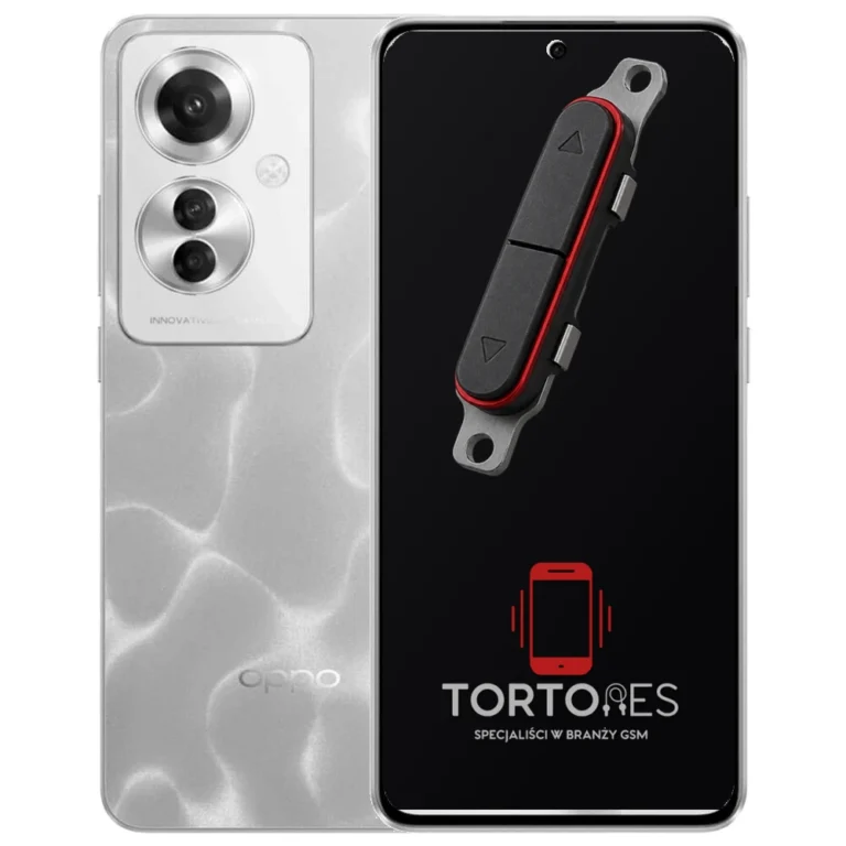 OPPO Reno11 F 5G z symbolem przycisków - naprawa przycisków włączania i głośności