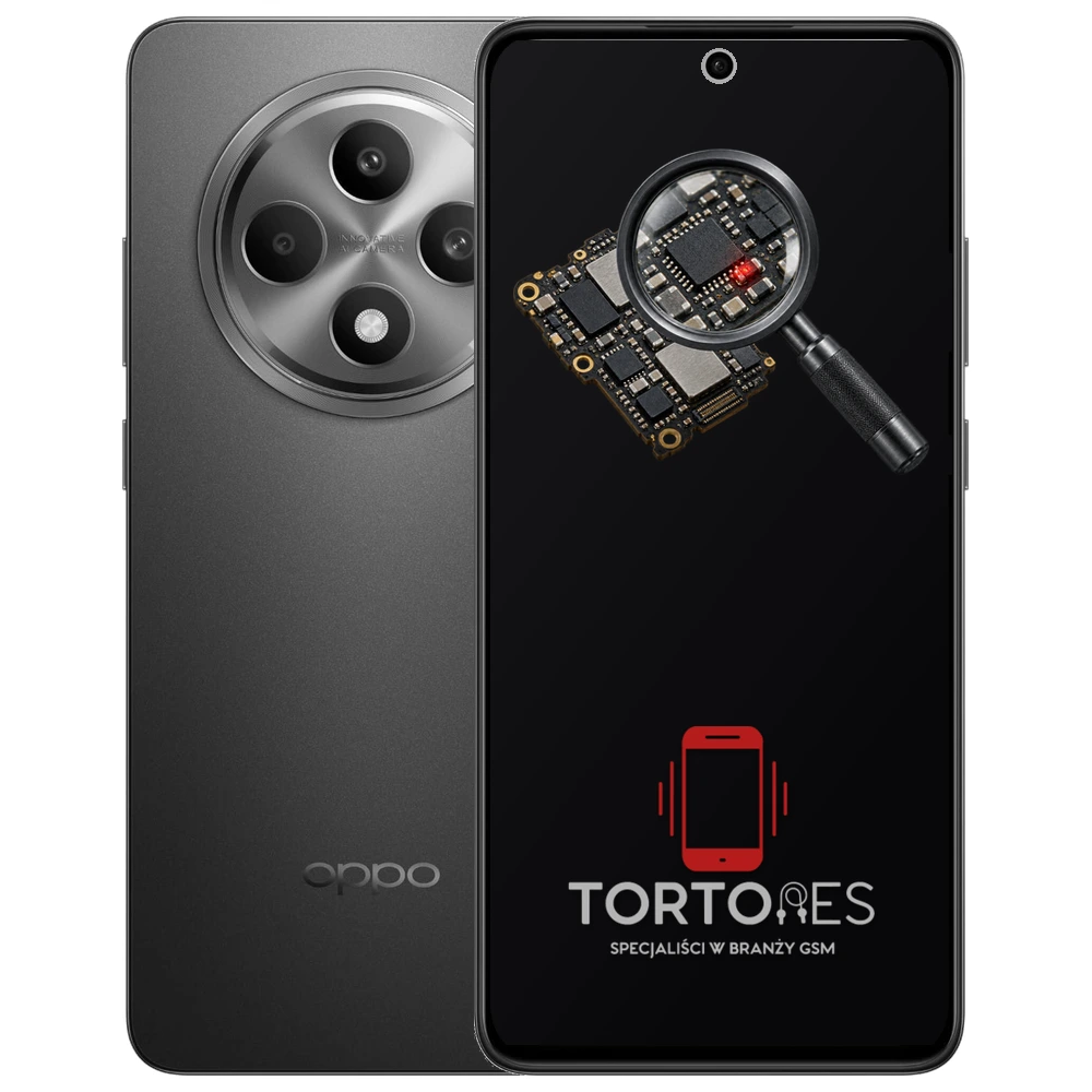 OPPO Reno12 F LTE z symbolem diagnostyki - diagnoza telefonu